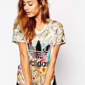 Adidas Colorful Floral Shirt