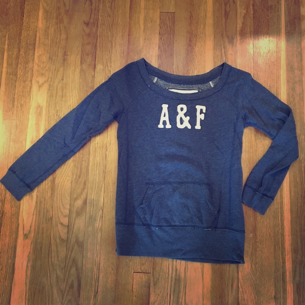 Blue Abercrombie and Fitch Soft Sweatshirt