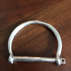 Miansai Sterling Silver Screw Cuff Bracelet