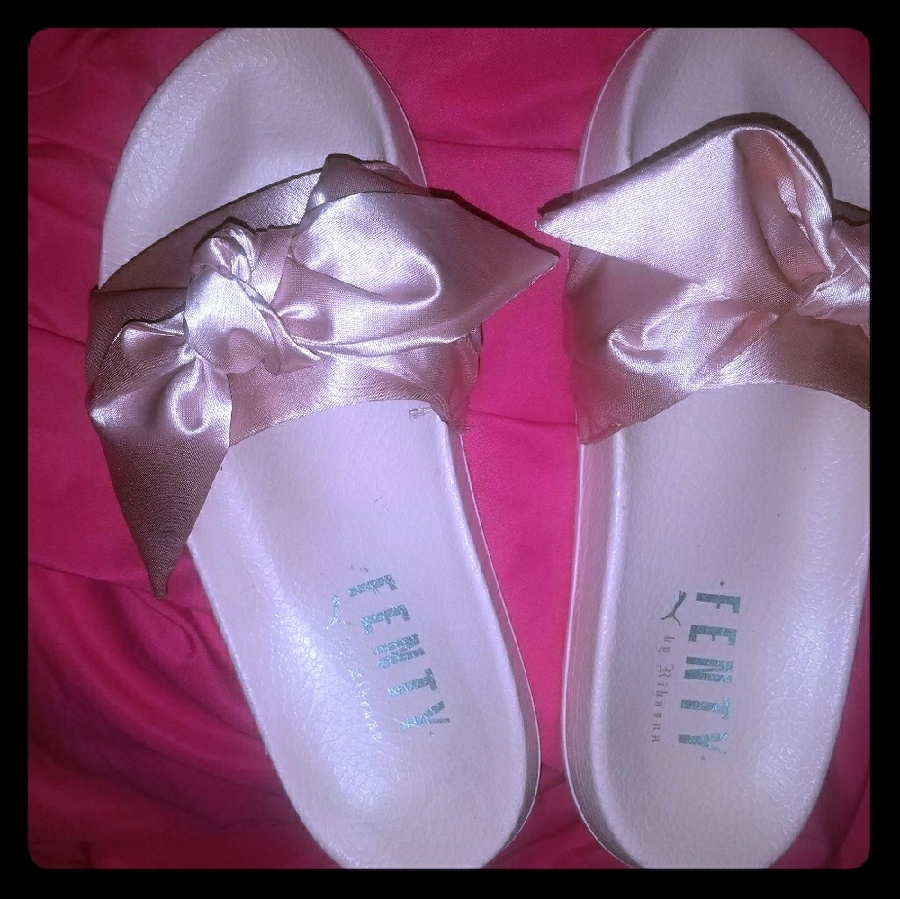 Fenty X Puma Women 20mm Bow Satin Slide Sandals