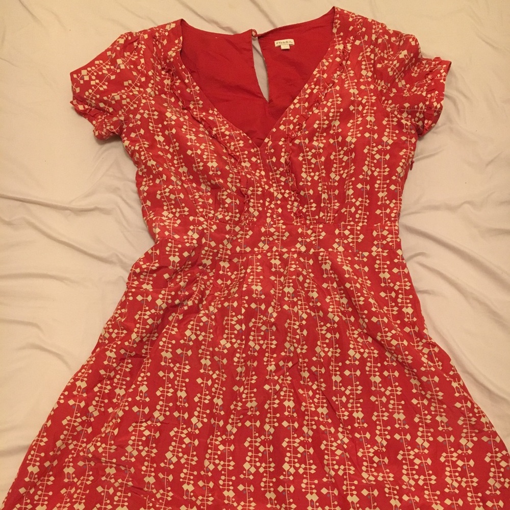 Fossil Red Dress