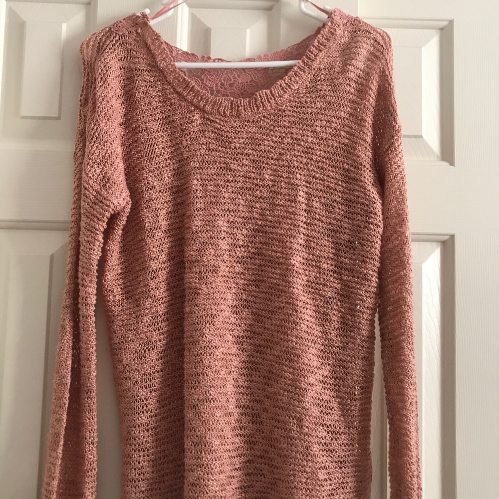 Pink sweater