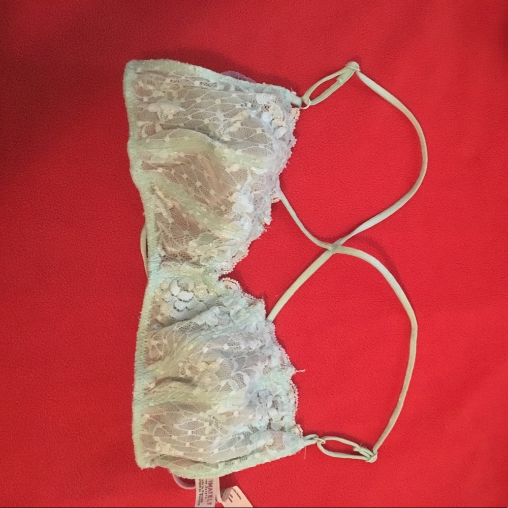 Free People Light Green Bralette