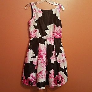 Floral Fit and Flare Dress