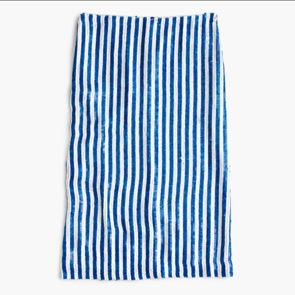 J.Crew Collection Striped Sequin Skirt