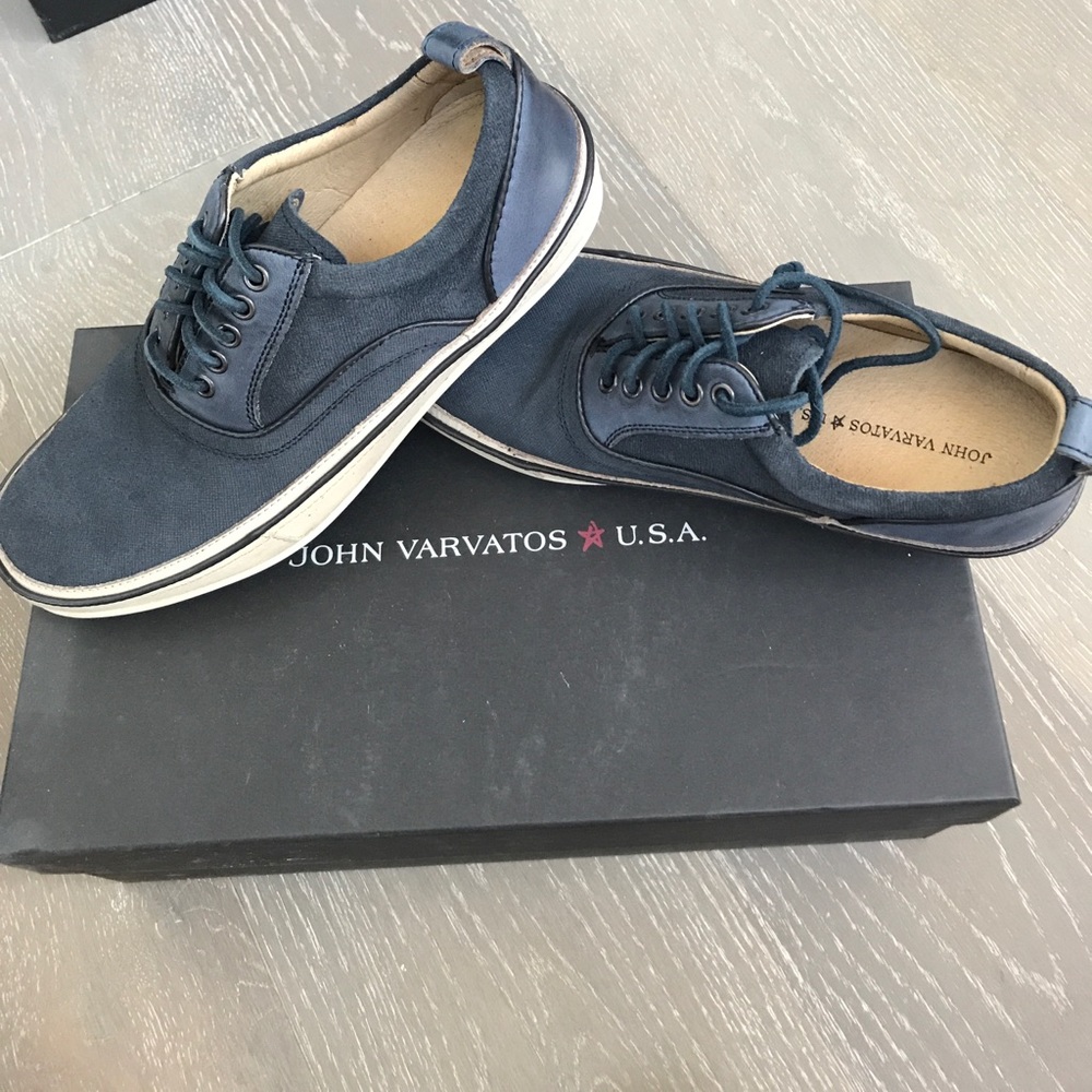 NEW John Varvatos Redding oxford in midnight