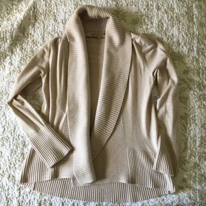 Joan Vass Open Front Cardigan