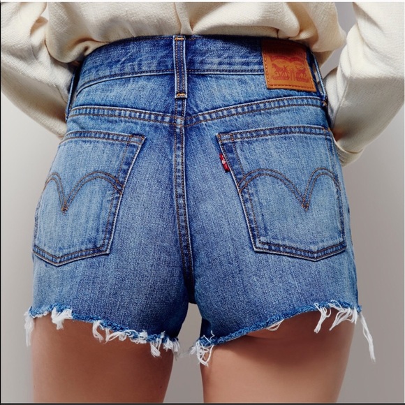 free people levi shorts