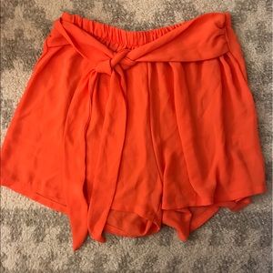 Flowy Chiffon Shorts with Tie Waist