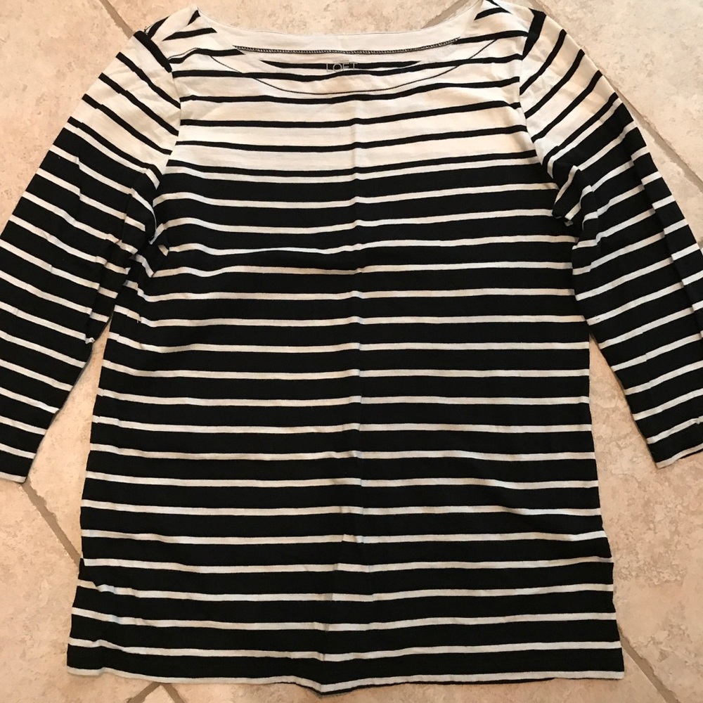 Ann Taylor Loft 3/4 Sleeve Top