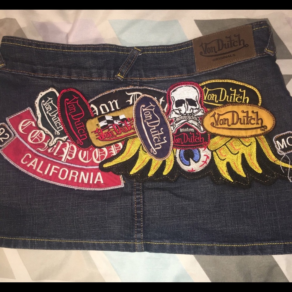 Vintage Von Dutch Skirt XS-S
