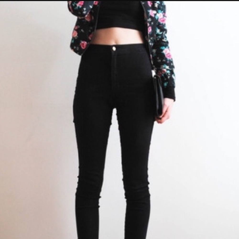 American Apparel Black Easy Jeans Sexy & Stretch