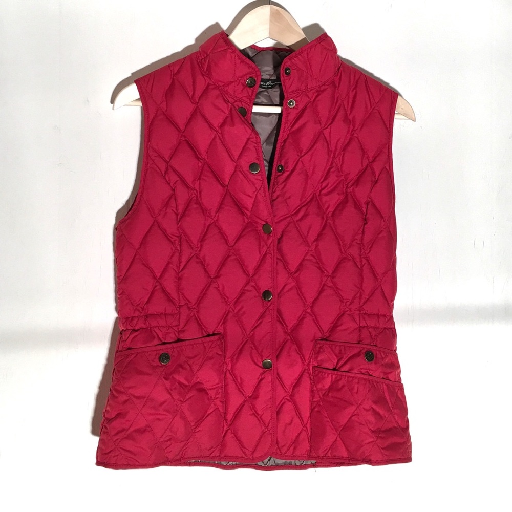 Eddie Bauer goose down quilted vest