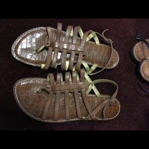 Sam Edelman brown gladiator sandals