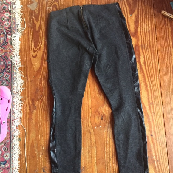 J. Crew equestrian pants with faux leather panels - Picture 3 of 3
