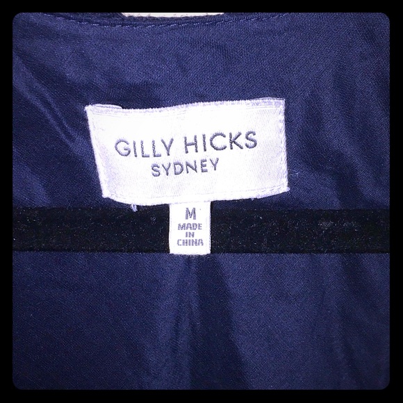 Gilly Hicks Navy Blue Battenberg Lace Sundress☀️ - Picture 6 of 7