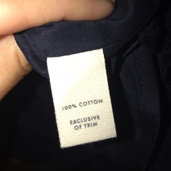 Gilly Hicks Navy Blue Battenberg Lace Sundress☀️ - Picture 7 of 7