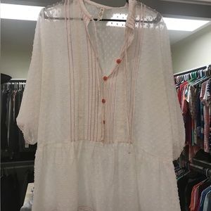 White Matilda Jane Tunic shirt