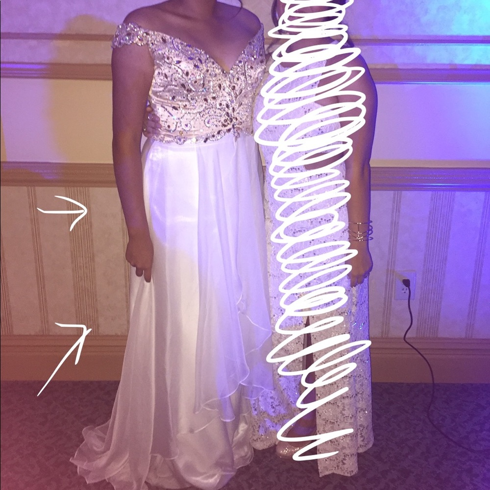 Mac Duggal Gown Dress - Off-The-Shoulder Dress