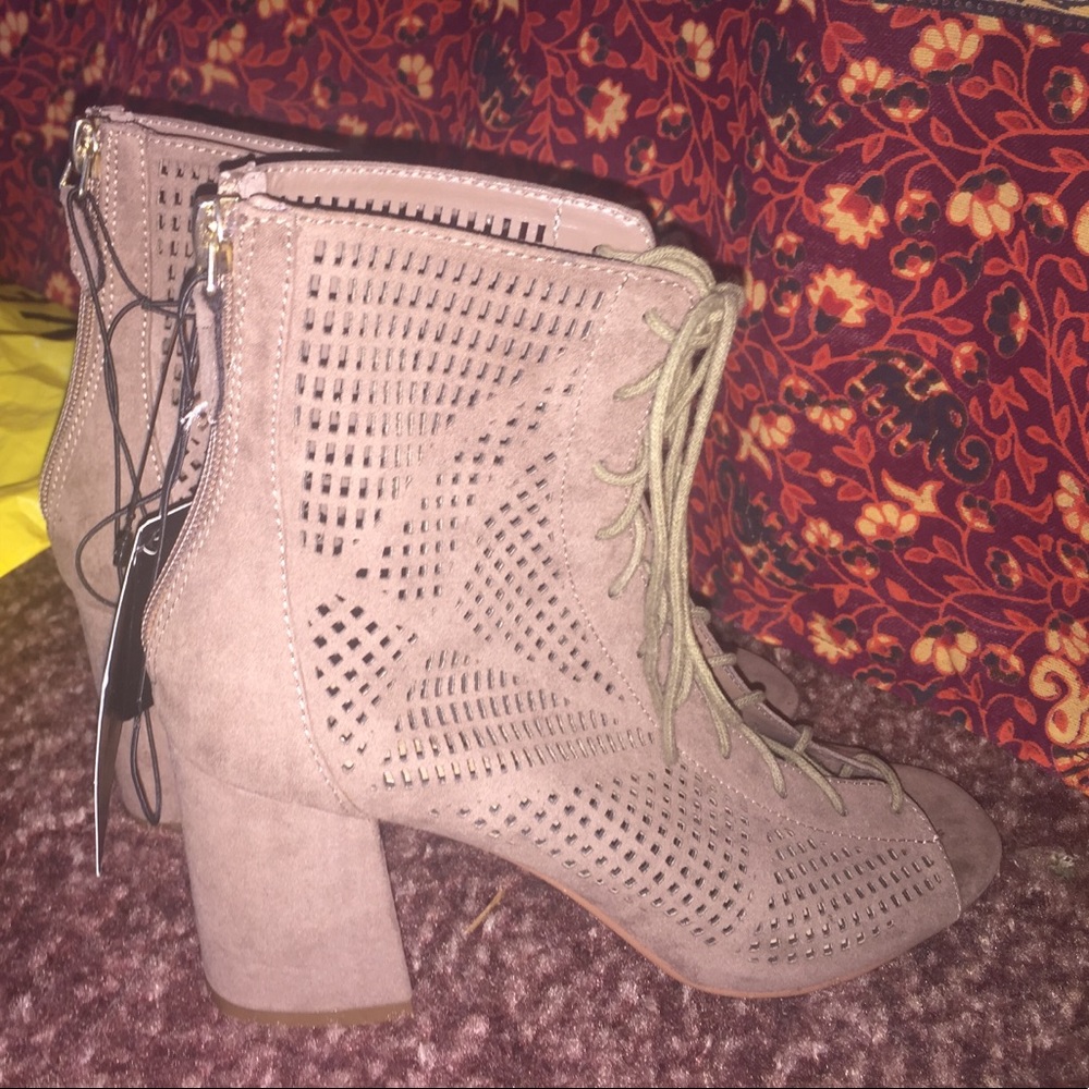 Grey Forever 21 Booties