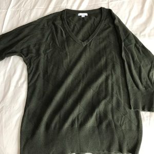 New York and Company green dolman sweater