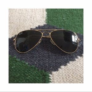 Ray-Ban Jr. Aviator Kids Gold Sunglasses