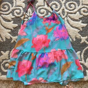 Floral tank top