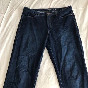 Lauren Conrad dark wash jegging