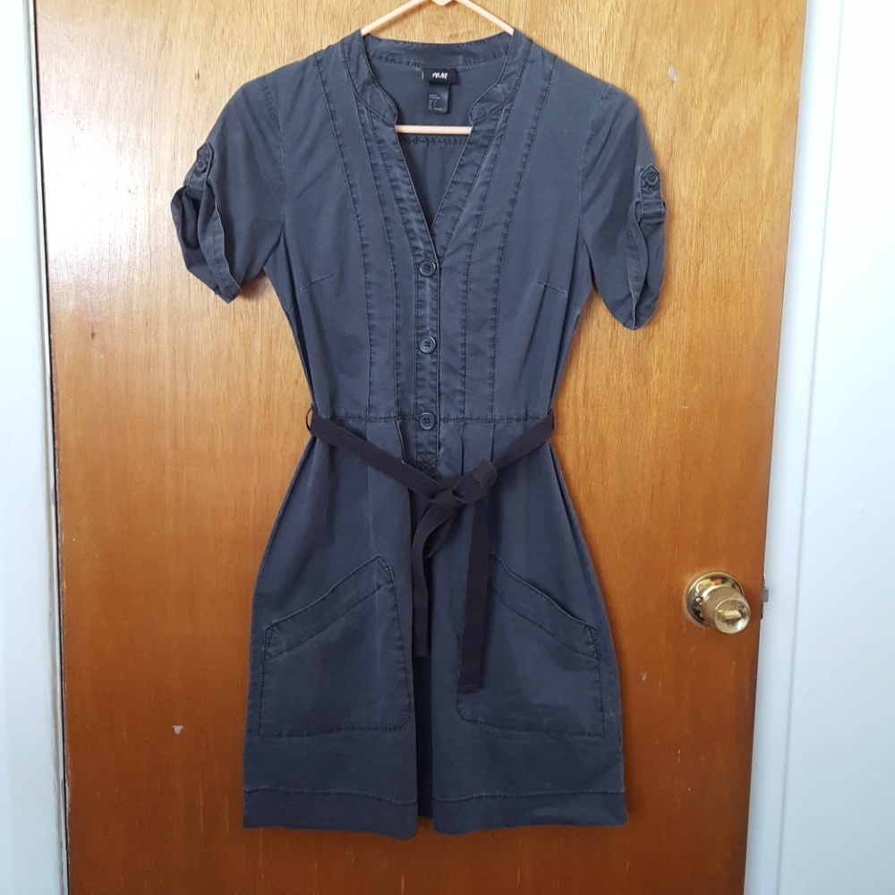 H & M washed cotton dress