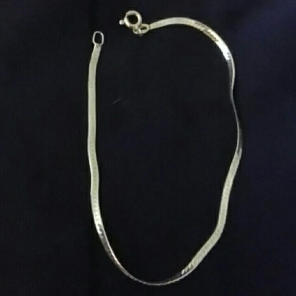 Sterling Silver Herringbone Bracelet