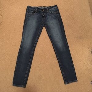 American Eagle size 8 super stretch jeggings