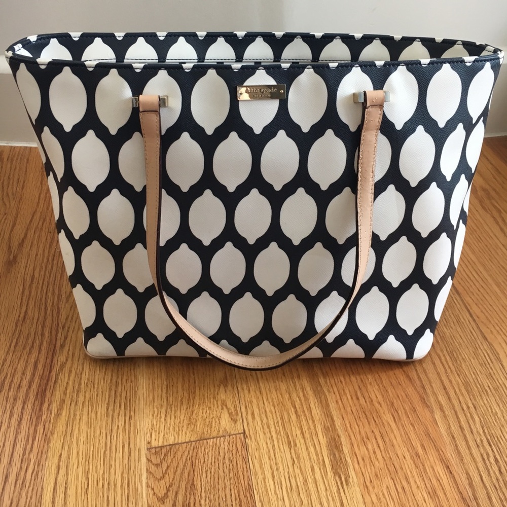 Kate Spade lemon tote