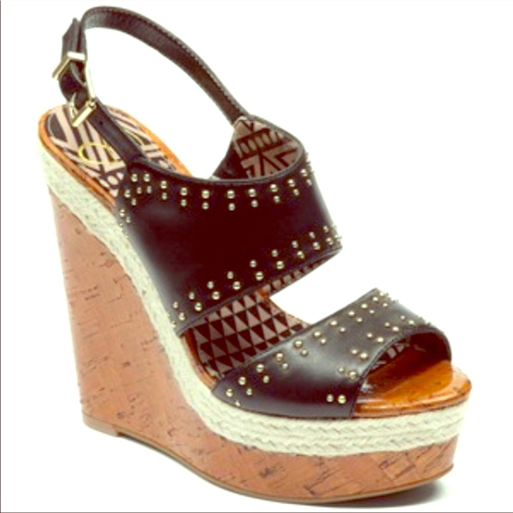 Jessica Simpson Corkscrew Wedges