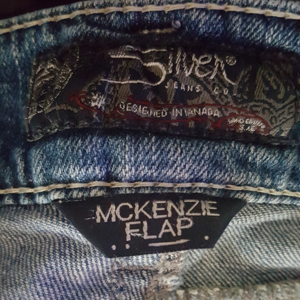 Silver bootcut jeans