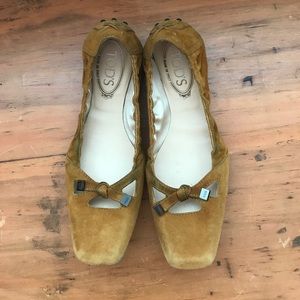 Tod's brown flats size 7