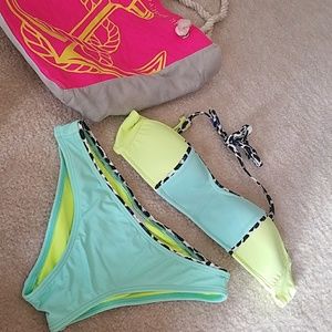 Swim - Neon strapless bikini Swim - Neon strapless bikini