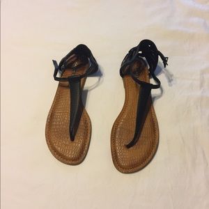 Black Gianni Bini Lenoxx sandals