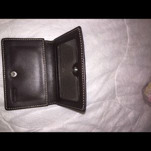 Coach mini wallet credit card holder