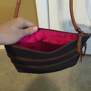 Navy Dooney and Bourke Cross-Body Bag