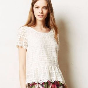 Anthropologie Leifsdottir Lacepane Blouse 6