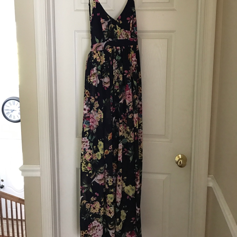 Stunning maxi with cutout back.
