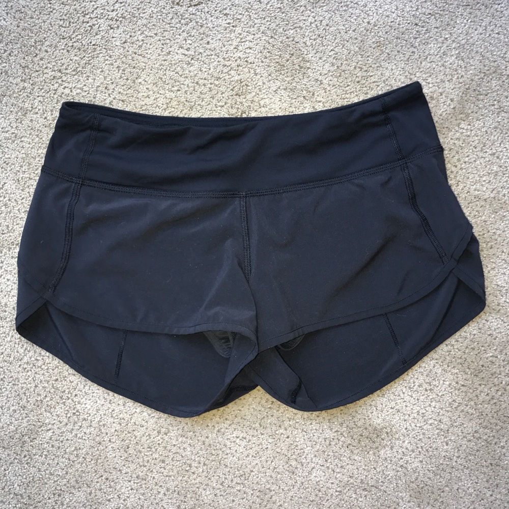Size 4 black speed shorts