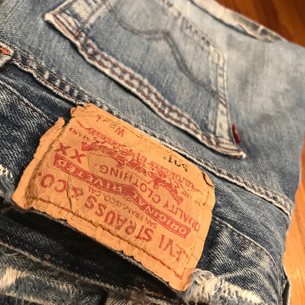 Levi high waisted vintage shorts