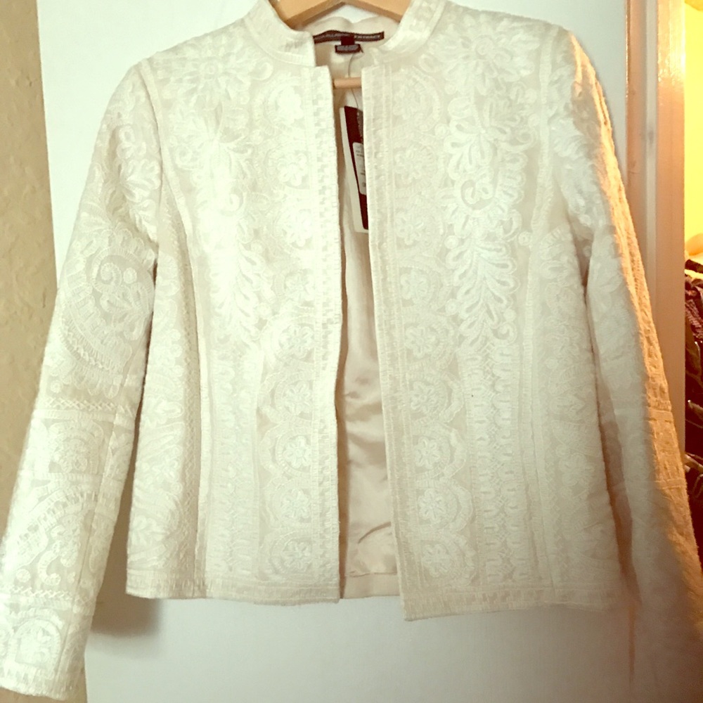 Beautiful Cream Colored Quilted Jacket