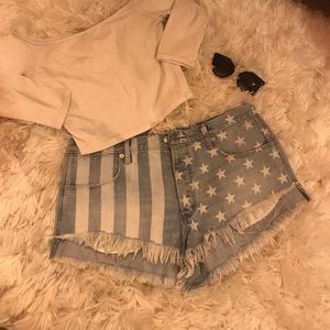 NWOT A & F high waisted shorts