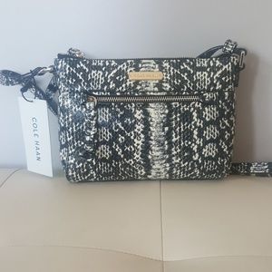 Cole haan cross body snake bag