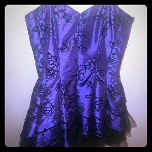 Strapless party dress