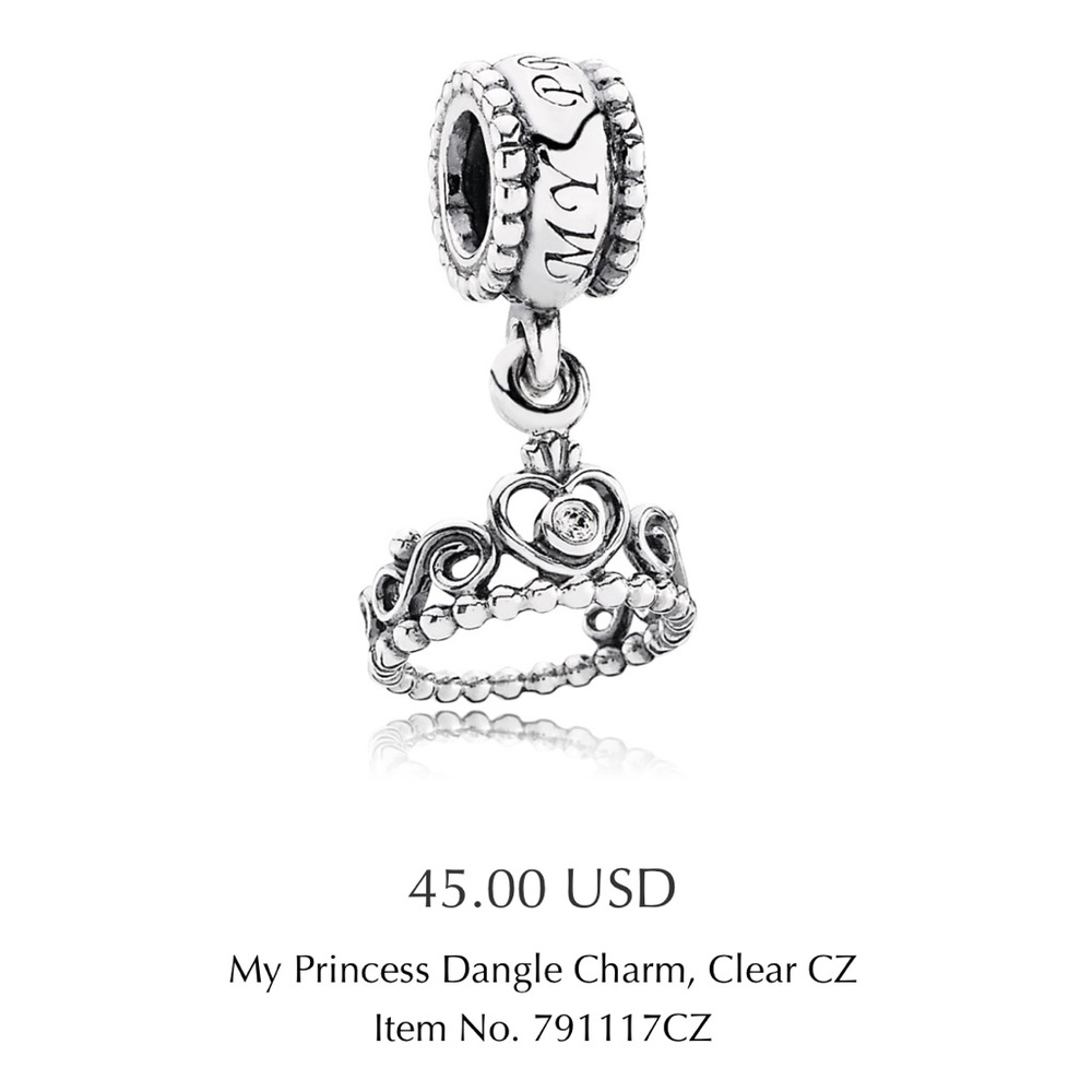 Worn. No scratches or signs of use. Pandora charm.