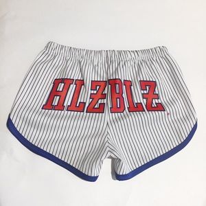HLZBLZ pinstripe shorts