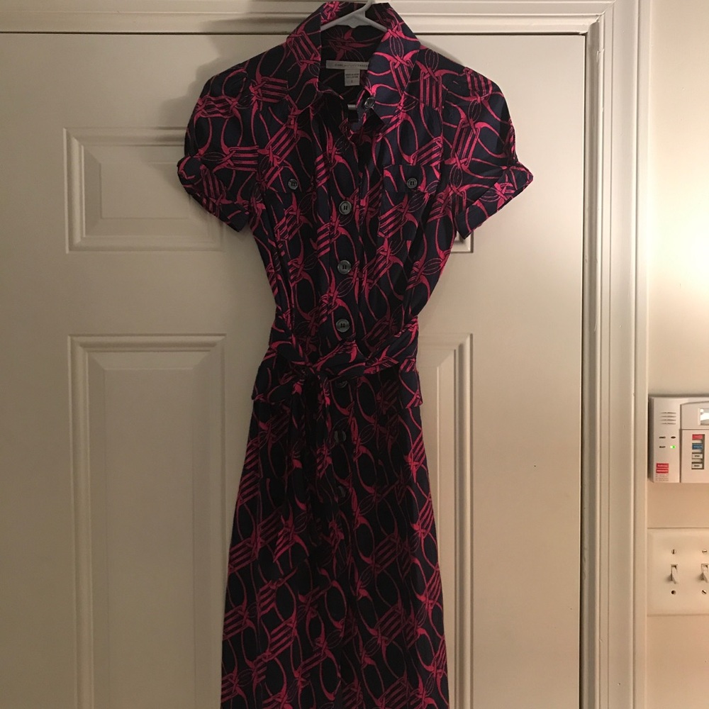 Vintage DVF shirt dress size 2